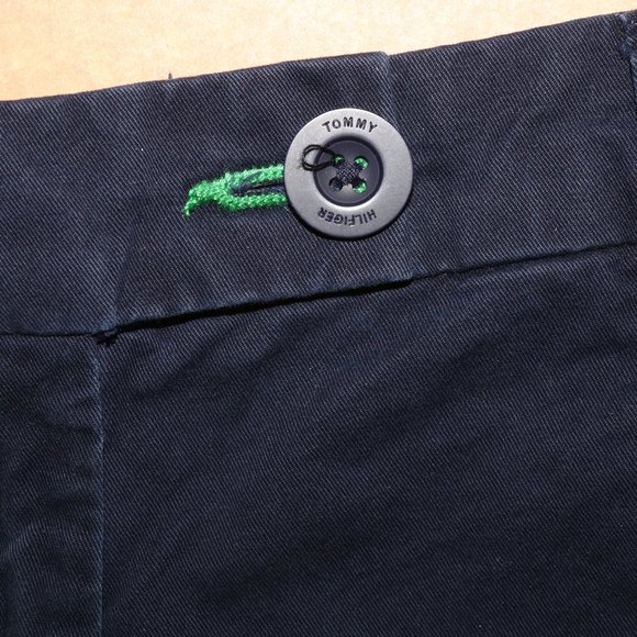 Tommy Hilfiger Navy Blue Shorts w31 Length 12 - Picture 2 of 7